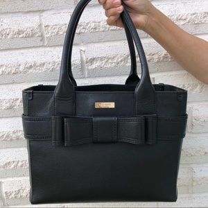 Kate Spade Black Bow Handbag Rtl $459